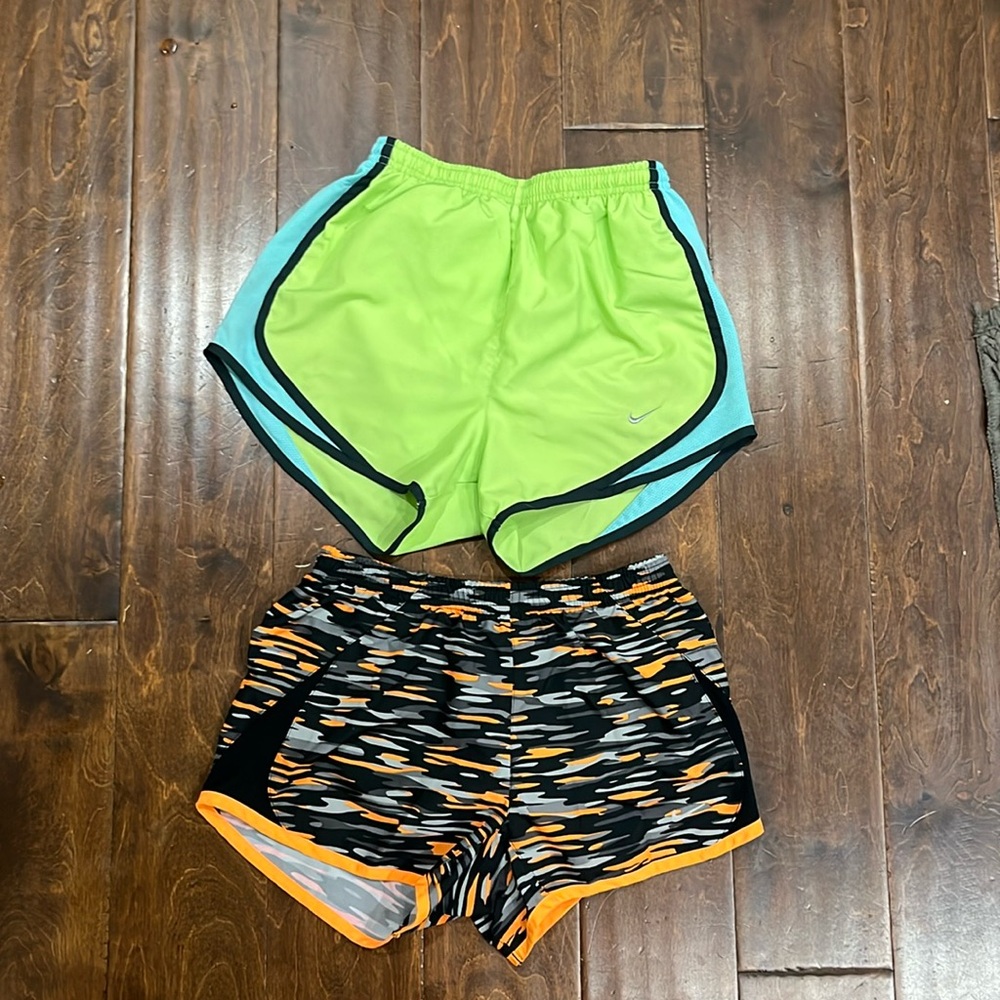 nike drift fit shorts both size xs, sold together.